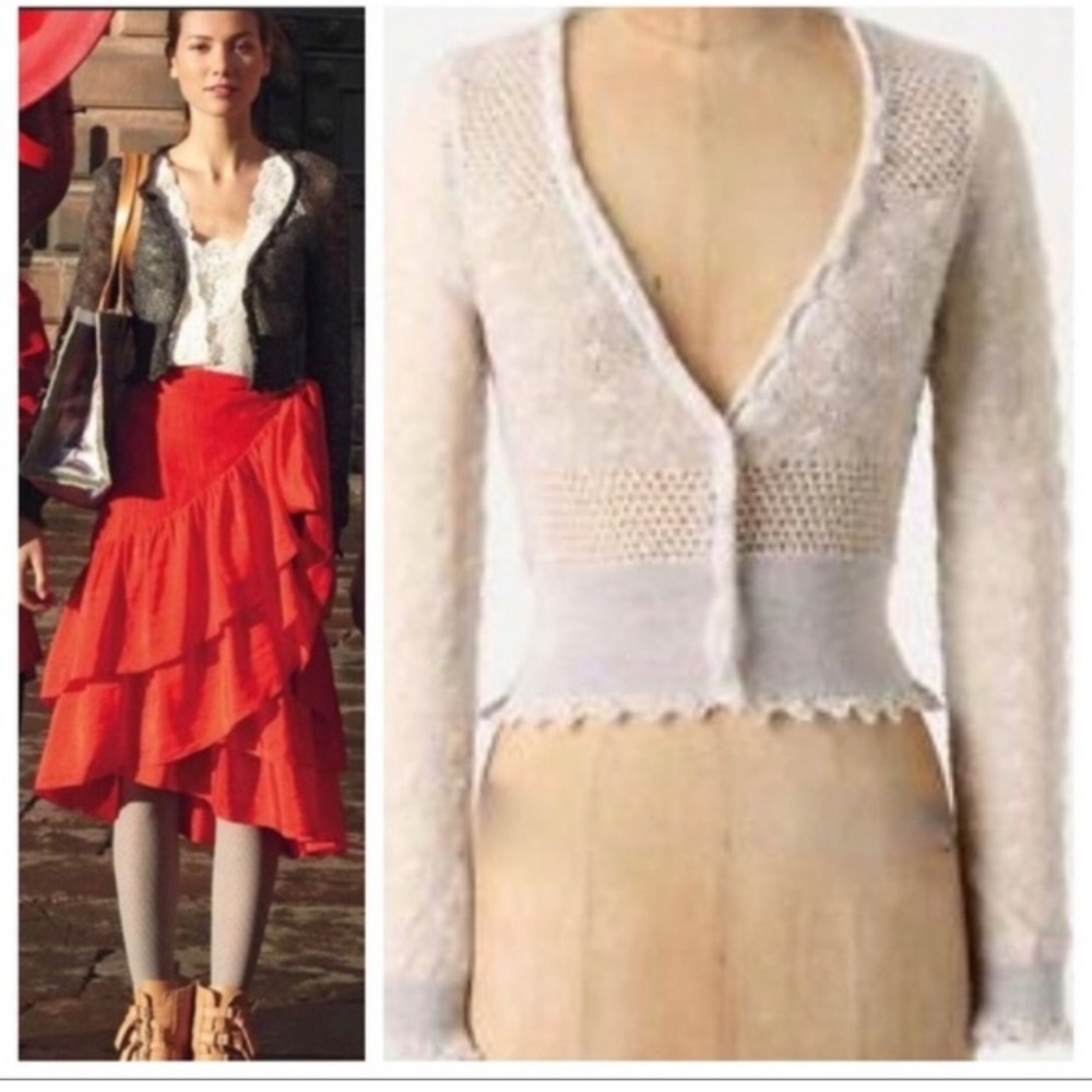 ISO(SEEKING/Looking for, not selling) Anthropologie Knitted and Knotted cardi,L